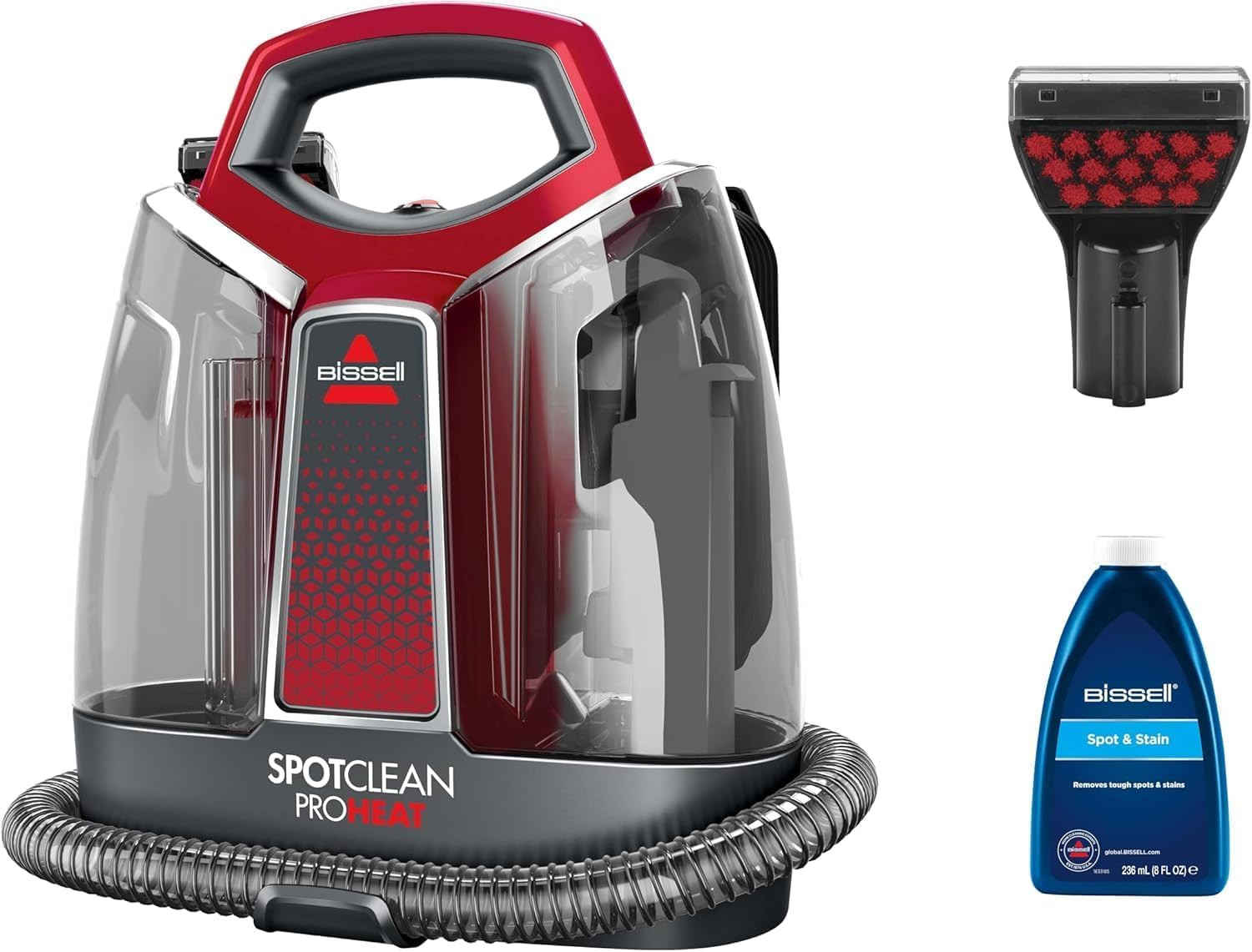 BISSELL SpotClean ProHeat, Polsterreiniger Gerät, Teppichreiniger mit HeatWave Technologie, Komp... | Amazon (DE)