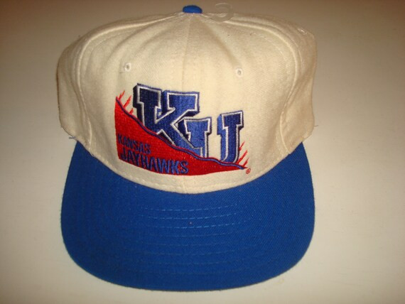 KANSAS JAYHAWKS Snapback Script Hat Cap Vintage 90s | Etsy | Etsy (US)