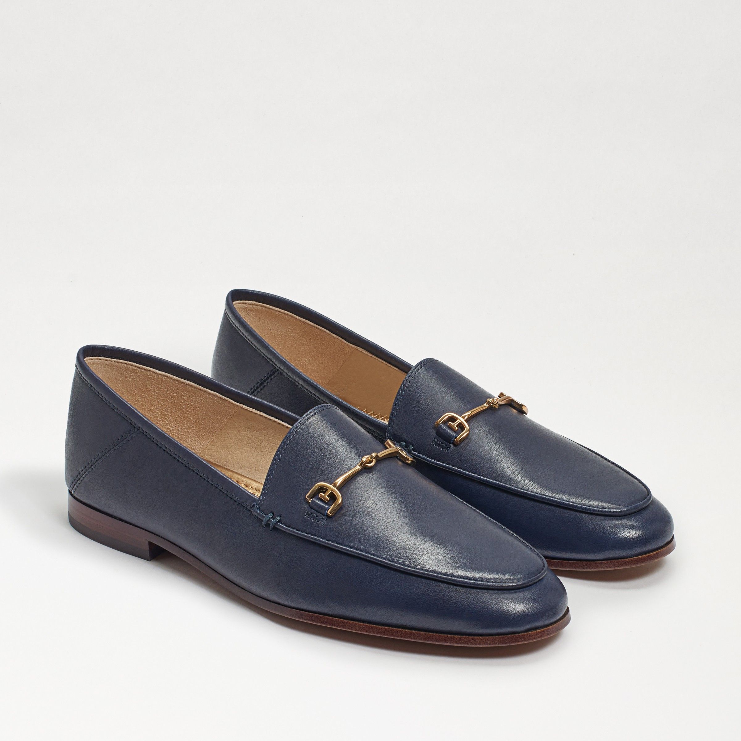 Sam Edelman Loraine Bit Loafer Baltic Navy Leather 6.0 | Sam Edelman