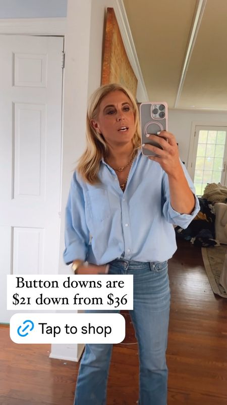 Obsessed with these button downs! Only $21 down from $36! 

#LTKfindsunder50 #LTKstyletip