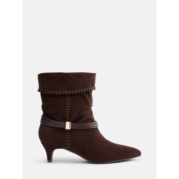 Scenario Women's Kitten Heel Short Boots | Walmart (US)