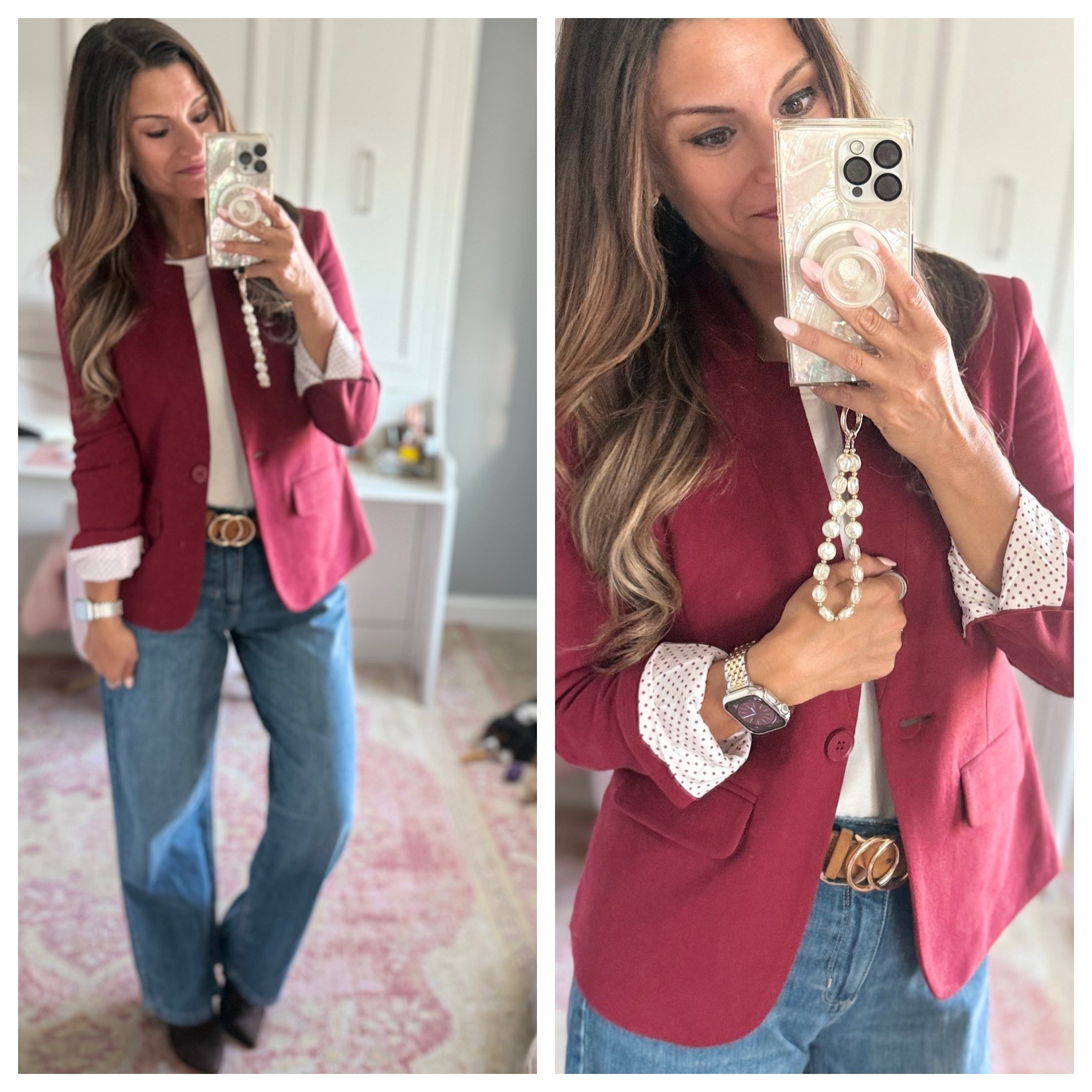 Burgundy blazer for fall with jeans 

#LTKStyleTip #LTKFindsUnder100 #LTKFindsUnder50