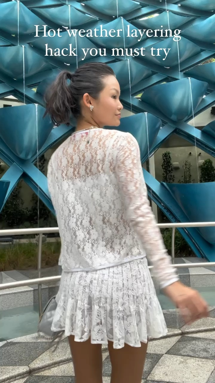 Mix lace on lace! Tip: layer sheer lace pieces on top of opaque lace. 

#LTKSeasonal #LTKAsia #LTKFestival