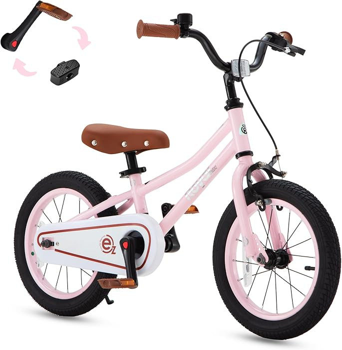 RoyalBaby Kids Bike, Terra EZ Balance to Pedal Convertable Bicycle, 14 16 18 Inch Easy Learn Bala... | Amazon (US)