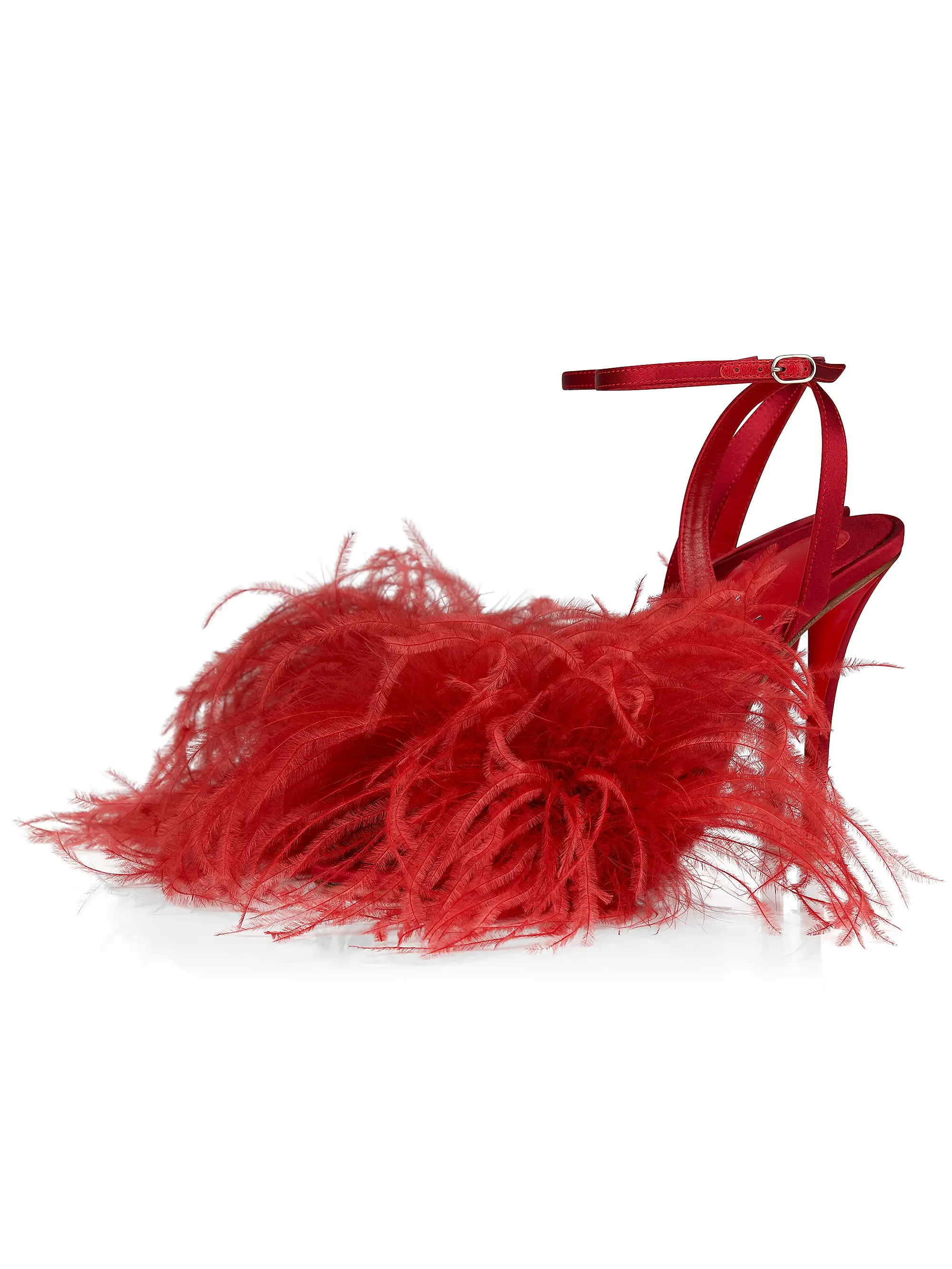 Miss Z Poupi 100MM Satin Sandals | Saks Fifth Avenue