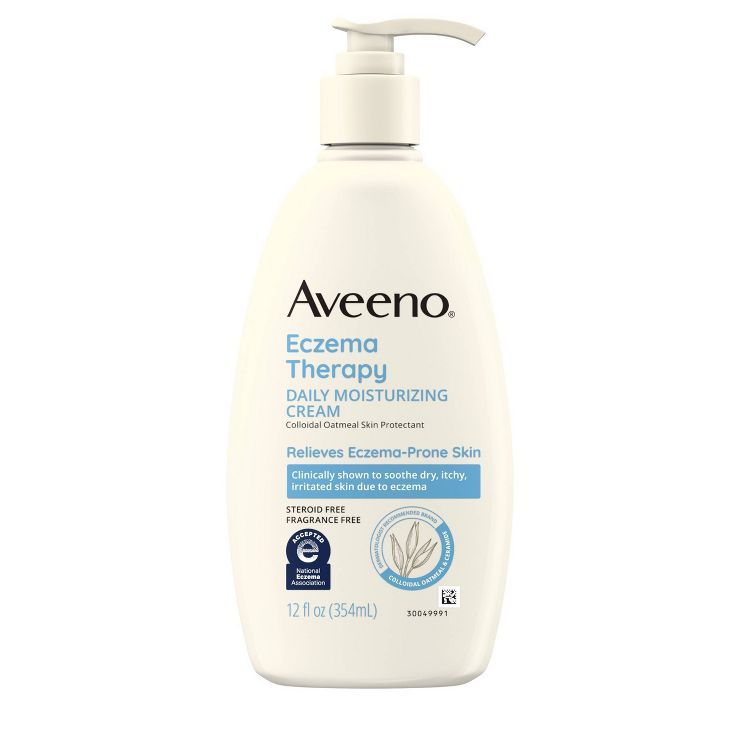 Aveeno Eczema Therapy Daily Moisturizing Cream with Oatmeal- 12 fl oz | Target