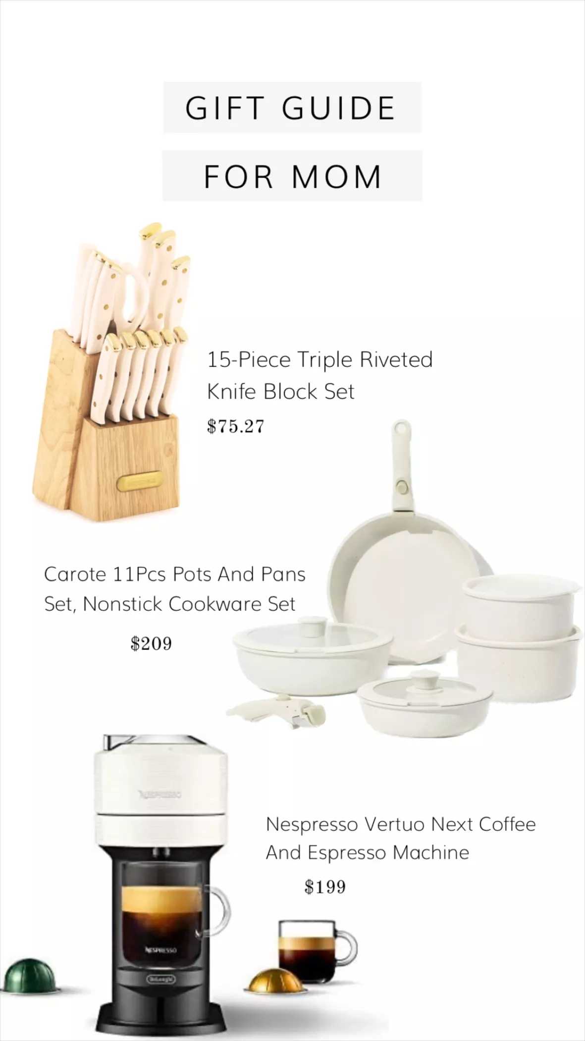  CAROTE 11pcs Pots and Pans Set, Nonstick Cookware Set