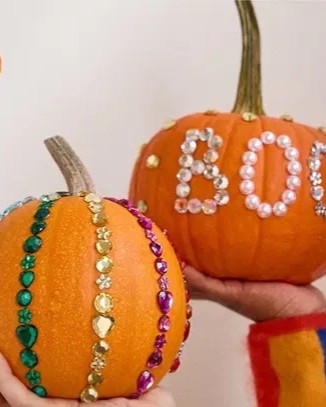 Decorating made easy with Bauble Bar Kids DIY Pumpkin Decorating Craft Kit 

Create bedazzled pumpkins the whole family will love! This no-carve decorating kit includes everything you need – just add your own pumpkins (not included).

First, pick your main design.  Select from 4 large stickers - featuring two jack-o-lantern faces and two Halloween phrases.  Then use the extra cabochons and crystals to add your own designs and even more sparkle. This pumpkin kit makes decorating easy for every age and skill level.

Each kit includes:
4 large, double-sided Halloween-themed stickers. Choose between two joyful jack-o’-lantern faces or two Halloween phrases (“BOO”! and “Spooky”)
200 colorful cabochons to create unique designs or accent the stickers
240 mixed-shape crystals that bring plenty of sparkle and shine, especially when they catch the glow of Halloween candlelight
100 mess-free glue dots that make decorating (and cleanup) a breeze—no sticky fingers here
Decorates 4 medium pumpkins
However you dress them up, they're guaranteed to be the cutest pumpkins on the block.

#LTKSeasonal #LTKKids #LTKmomlife

Comment SHOP below to receive a DM with the link to this post on my LTK ⬇ https://liketk.it/6nbc8