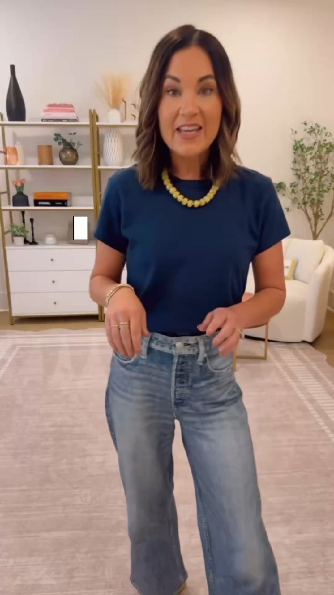 Look like jeans but feel like sweatpants! They run big so size down! They run really long so I’ve never been able to wear them, but they finally released a cropped version so I couldn’t wait to try them and they are more amazing than I thought they would be! Wearing a 23 

#LTKootd #LTKOver40