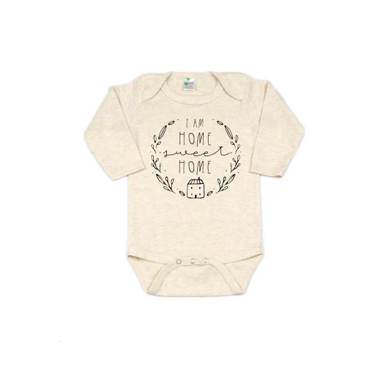 Home Sweet Home Bodysuit, Rainbow Baby, Trendy Baby Bodysuit,  Birth Announcement Bodysuit, Minim... | Etsy (US)