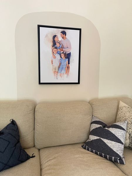 I wanted to add a family photo to our living room & this watercolor art from @limeandlou is perfect! I love that it’s a family photo, but looks like a painting! Such a fun twist on adding a personal touch to your decor! Perfect for an anniversary gift! Use code LIN15. #ad #limeandloudecor



#LTKFamily #LTKHome #LTKStyleTip
