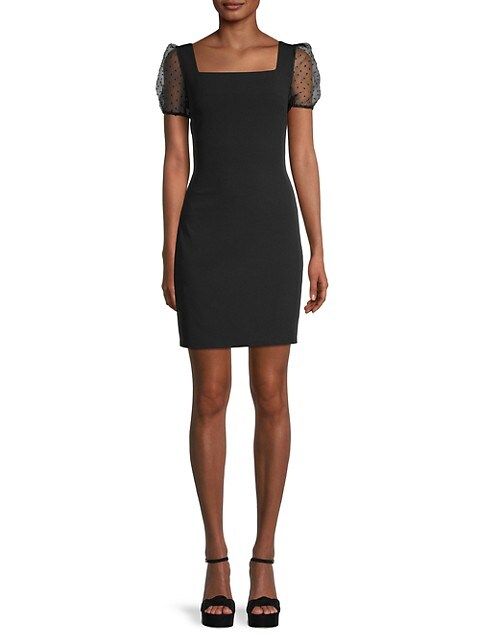 Puffed-Sleeve Bodycon Dress | Saks Fifth Avenue OFF 5TH