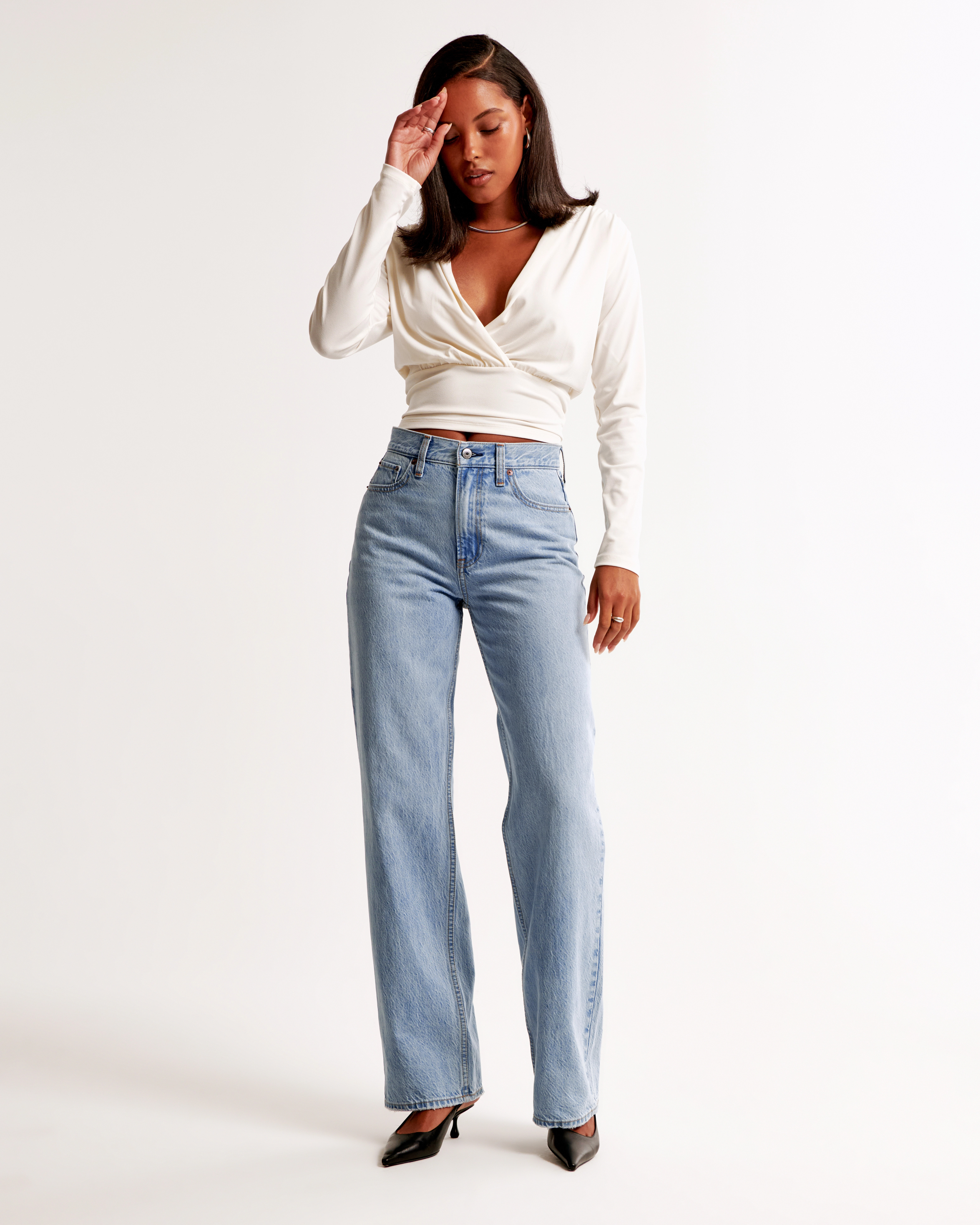 High Rise Loose Jean | Abercrombie & Fitch (US)