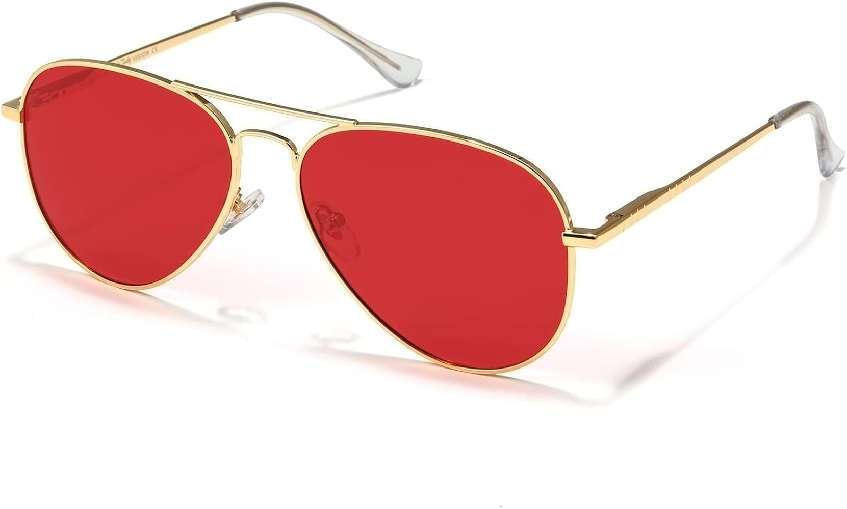 Veda Tinda Vision Aviator Sunglasses for womens men 2024 Vintage 70s Classic Trendy Retro Sunglas... | Amazon (US)