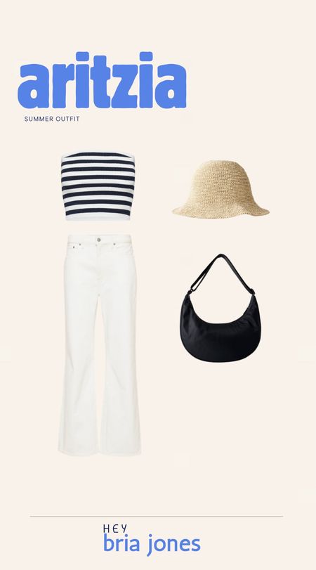 Summer outfit from Aritzia!



Tube top, white denim pants, black shoulder bag, straw sun hat, summer outfits, spring outfits, vacation outfits

#LTKstyletip #LTKfindsunder100