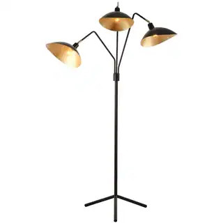 Safavieh Lighting 70-inch Iris Black/ Gold Floor Lamp | Bed Bath & Beyond