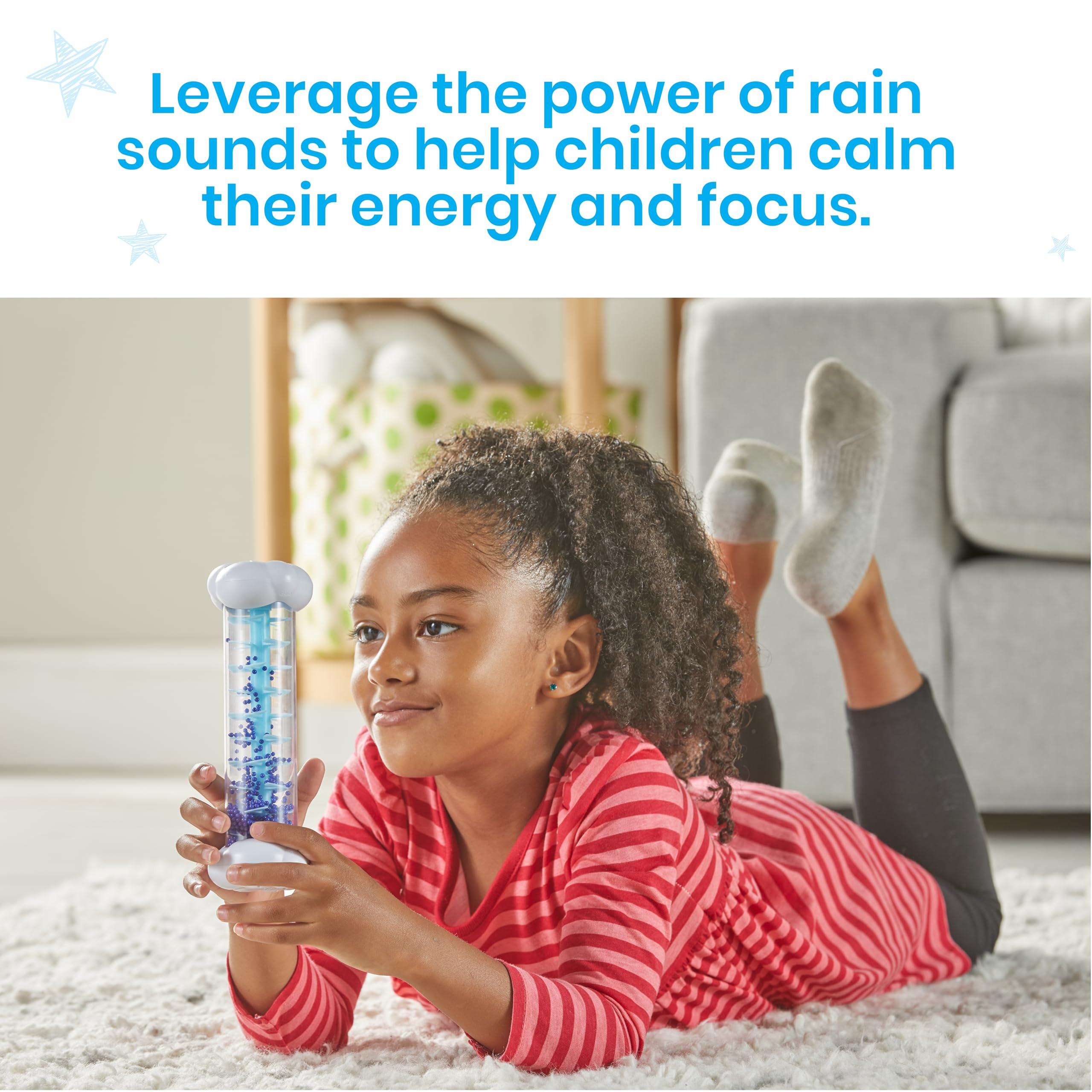 hand2mind Sounds of Rain Sensory Tubes, Rainmaker Fidget Tubes, Weather Toys, Rain Stick Instrume... | Amazon (US)