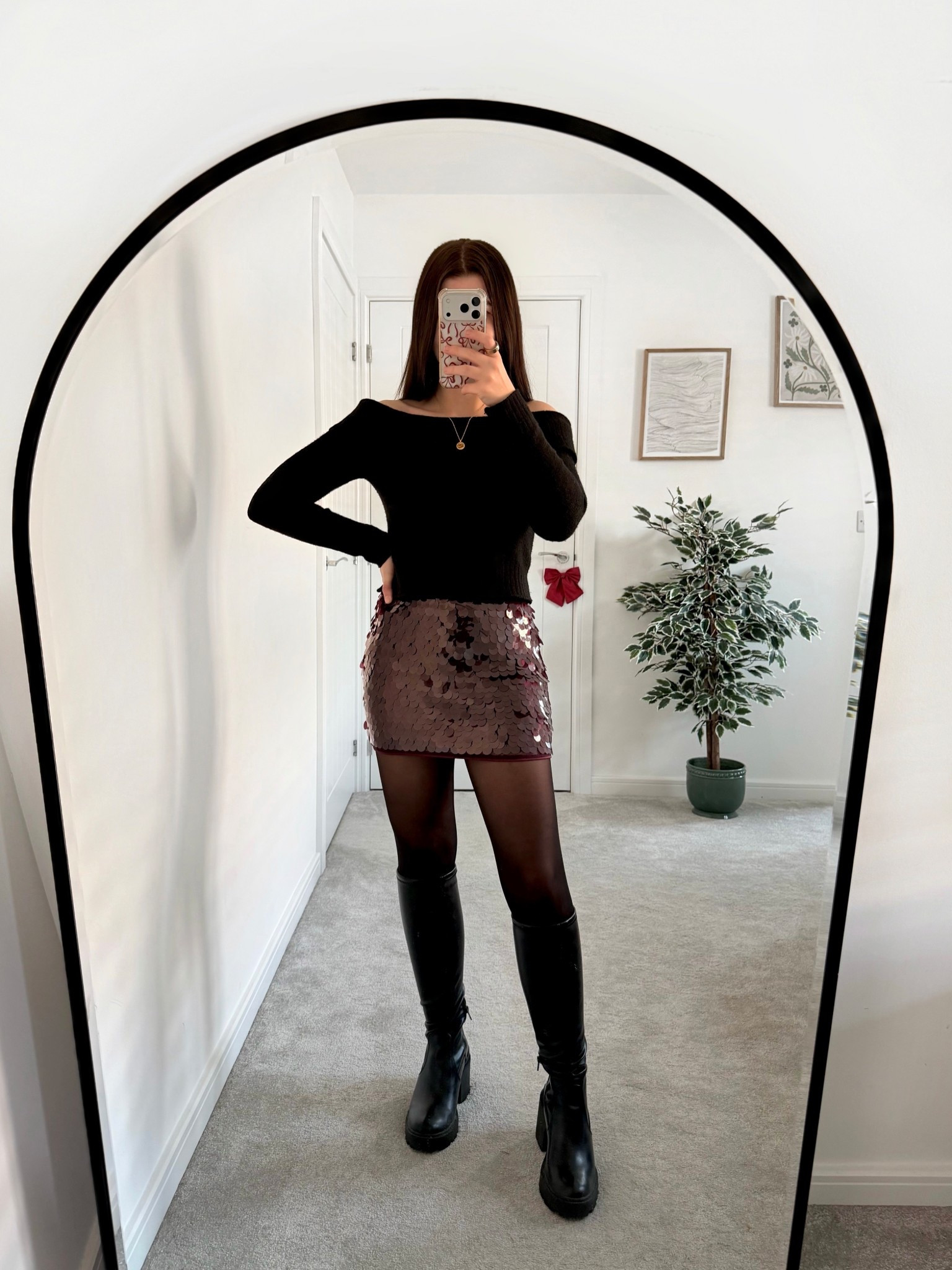 Use code JESSIEFIR for £££ off Boohoo 

Petite Christmas Party Inspo 💖

I’m 5ft 1 and a size 8 wearing age 12-13 

I have also linked some other styles for my taller gals! 

• going out outfits night out outfit new year’s ever outfit Christmas Day outfit Christmas Eve Boxing Day partywear burgundy sequin skirt skort off the shoulder black jumper knee high heeled boots winter outfit • 

#LTKfestive #LTKpartywear #LTKwinter