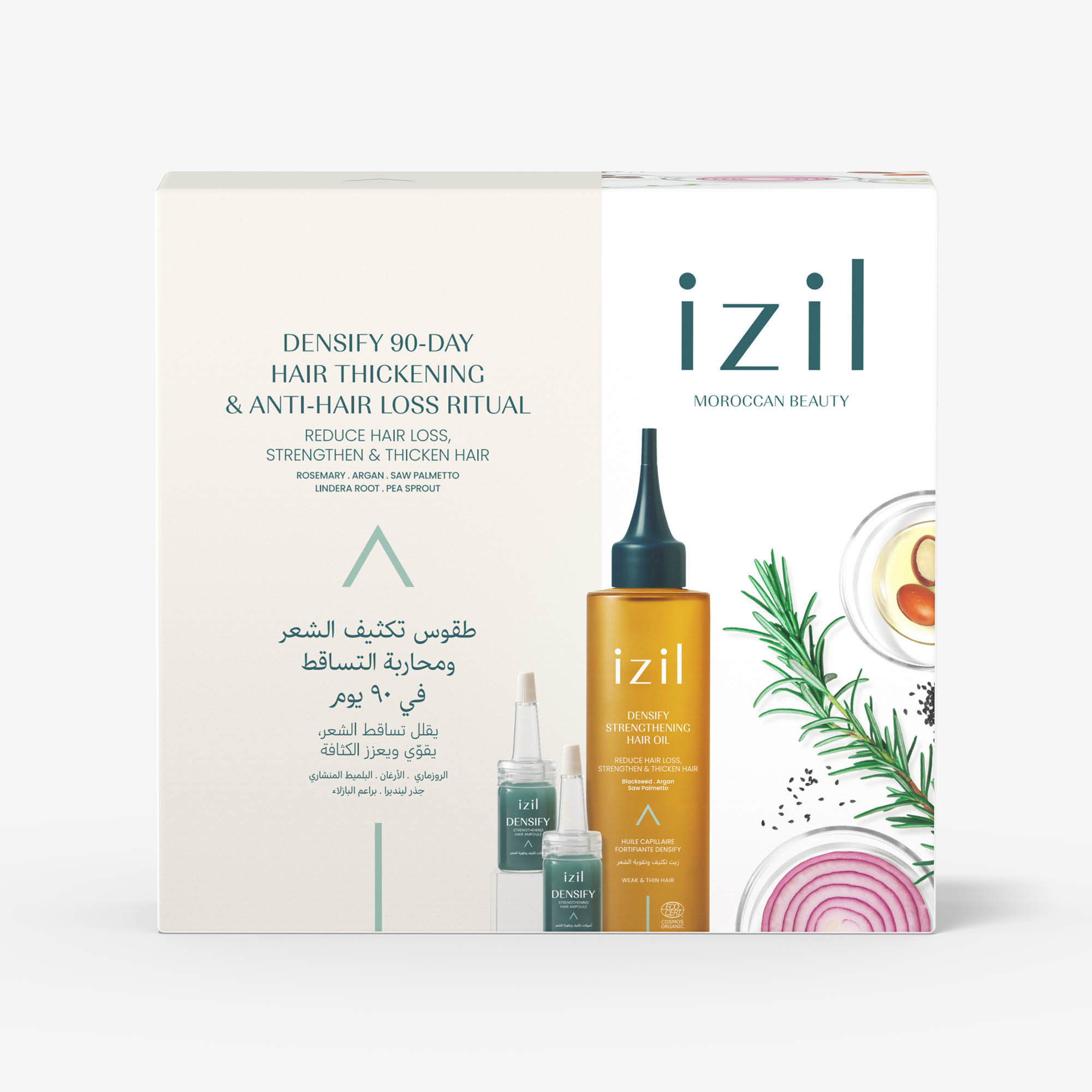 Shop Densify 90-Day Hair Thickening & Anti-Hair Loss Ritual Online | IZIL Beauty UAE | Izil Beauty