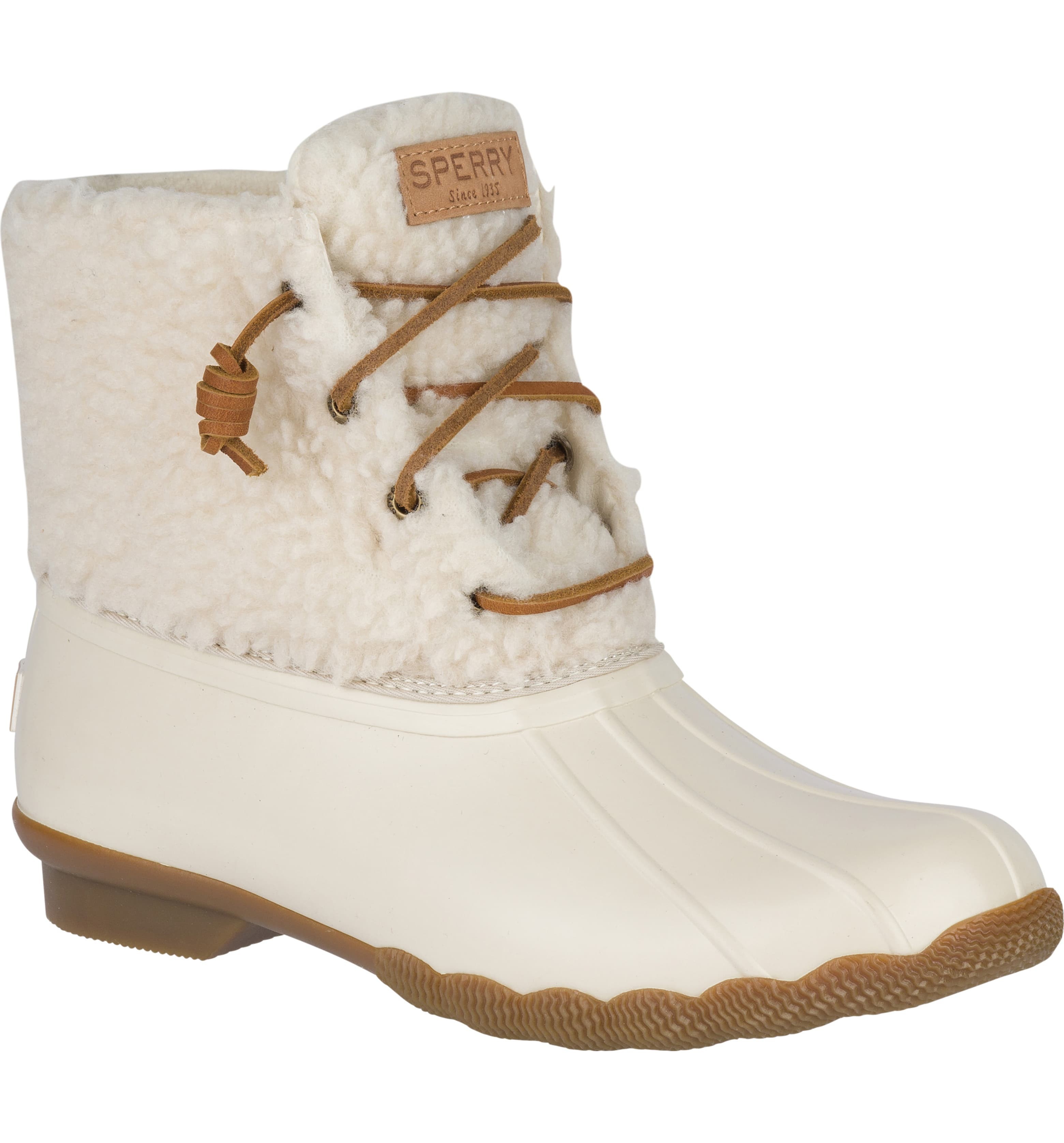 mint green duck boots