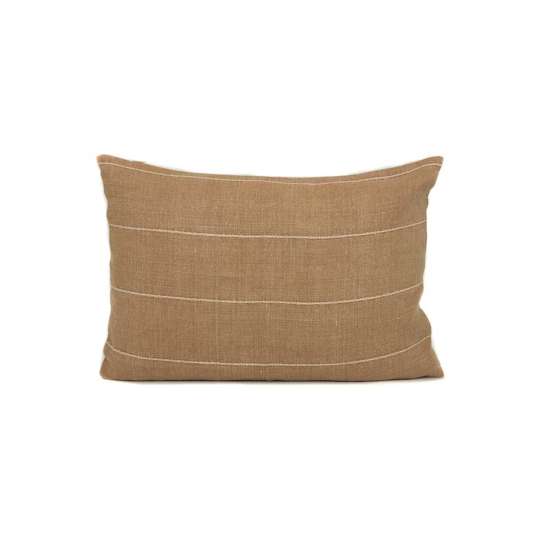 Brown Pillow Cover Faded Rust Premium Linen Minimalist Simplistic Neutral Boho Earthy Cushion Cas... | Etsy (US)