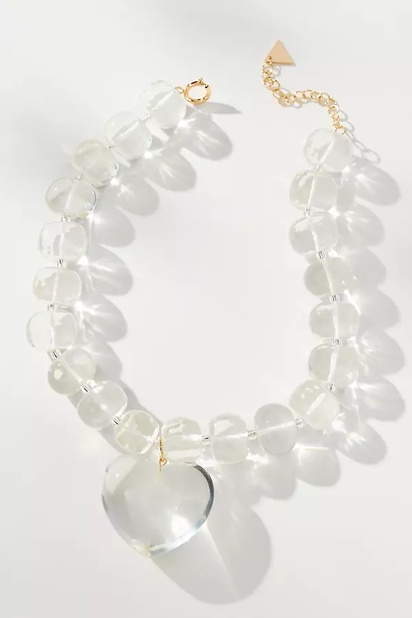 Mod Beaded Pendant Necklace | Anthropologie (US)