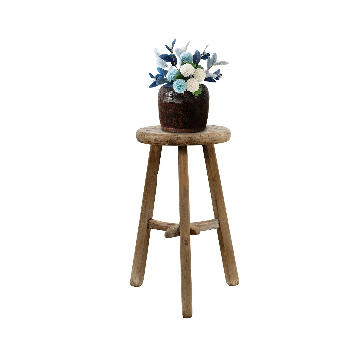 Marquise Solid Wood Accent Stool | Wayfair North America