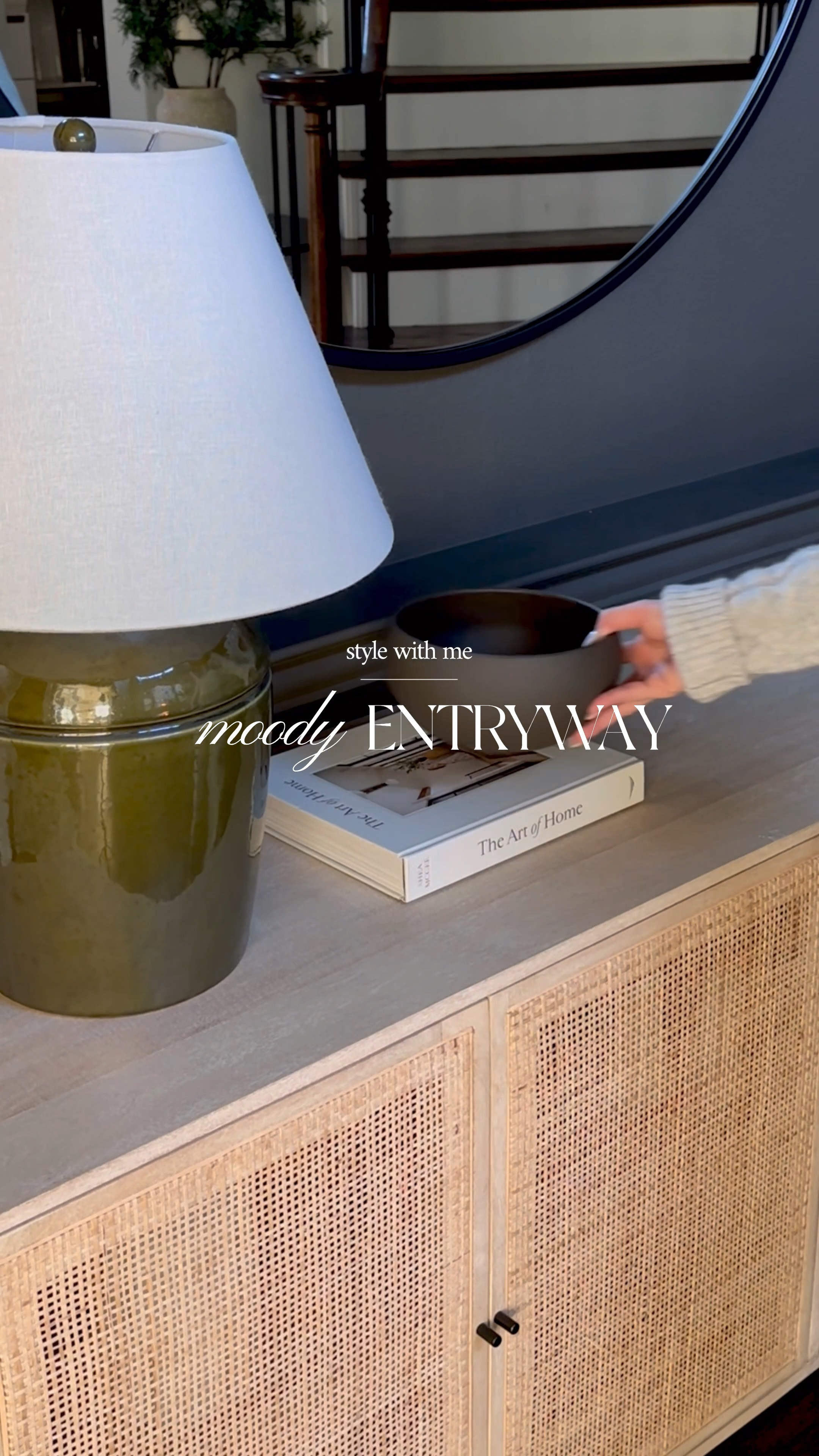 A moody, organic modern entryway 

#LTKstyletip #LTKhome