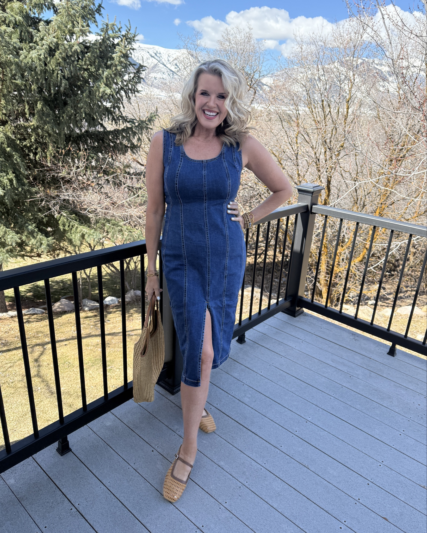 Walmart denim Dress -The cutest Sophia Vegara fitted denim dress . Fits tts and the quality is so good! Nobody would ever guess this dress wasn’t designer
$28

Eric jervis tote

Amazon find- cane Mary Jane’s 

Lisi lurch cans earrings 


#LTKOver40 #LTKStyleTip #LTKFindsUnder50
