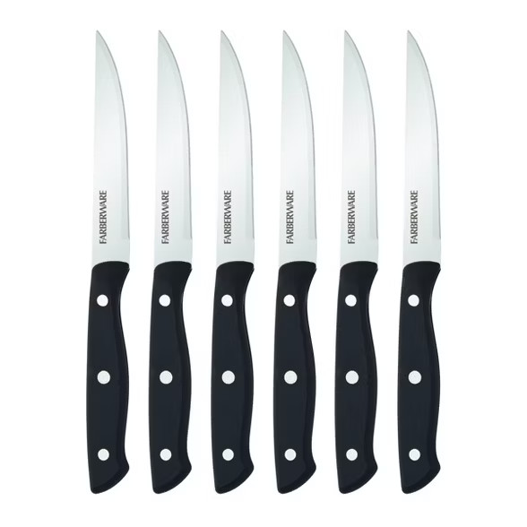 Farberware 6pc Triple Rivet Steak Knife Set | Target