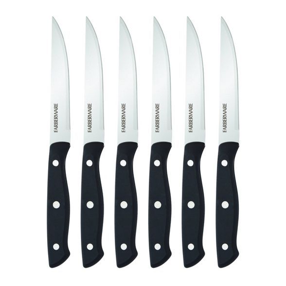 Farberware 6pc Triple Rivet Steak Knife Set | Target