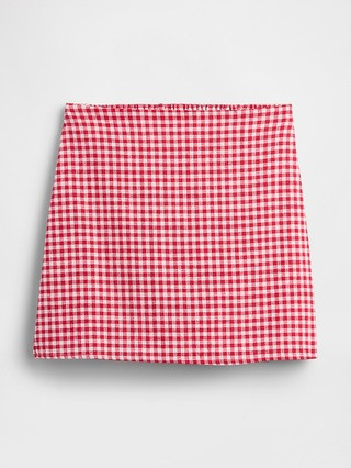 Linen-Blend Pull-On Mini Skirt | Gap Factory