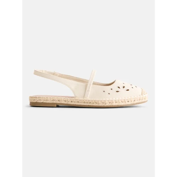 Time and Tru Women's Espadrille Slingback Shoes | Walmart (US)