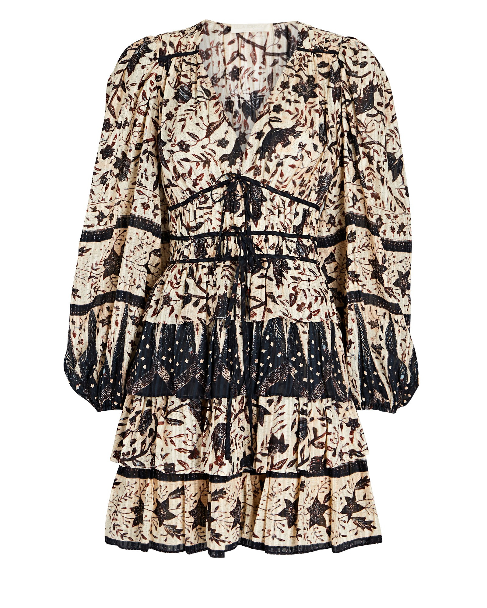 Nina Printed Cotton-Blend Mini Dress | INTERMIX