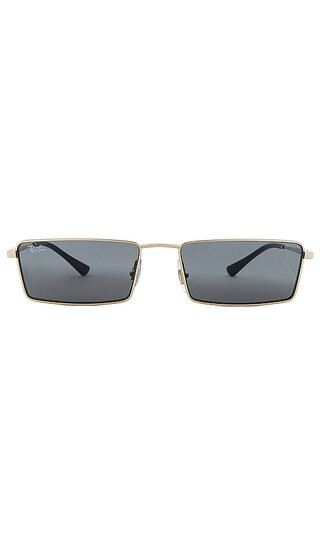 Emy Sunglasses in Light Gold | Revolve Clothing (Global)