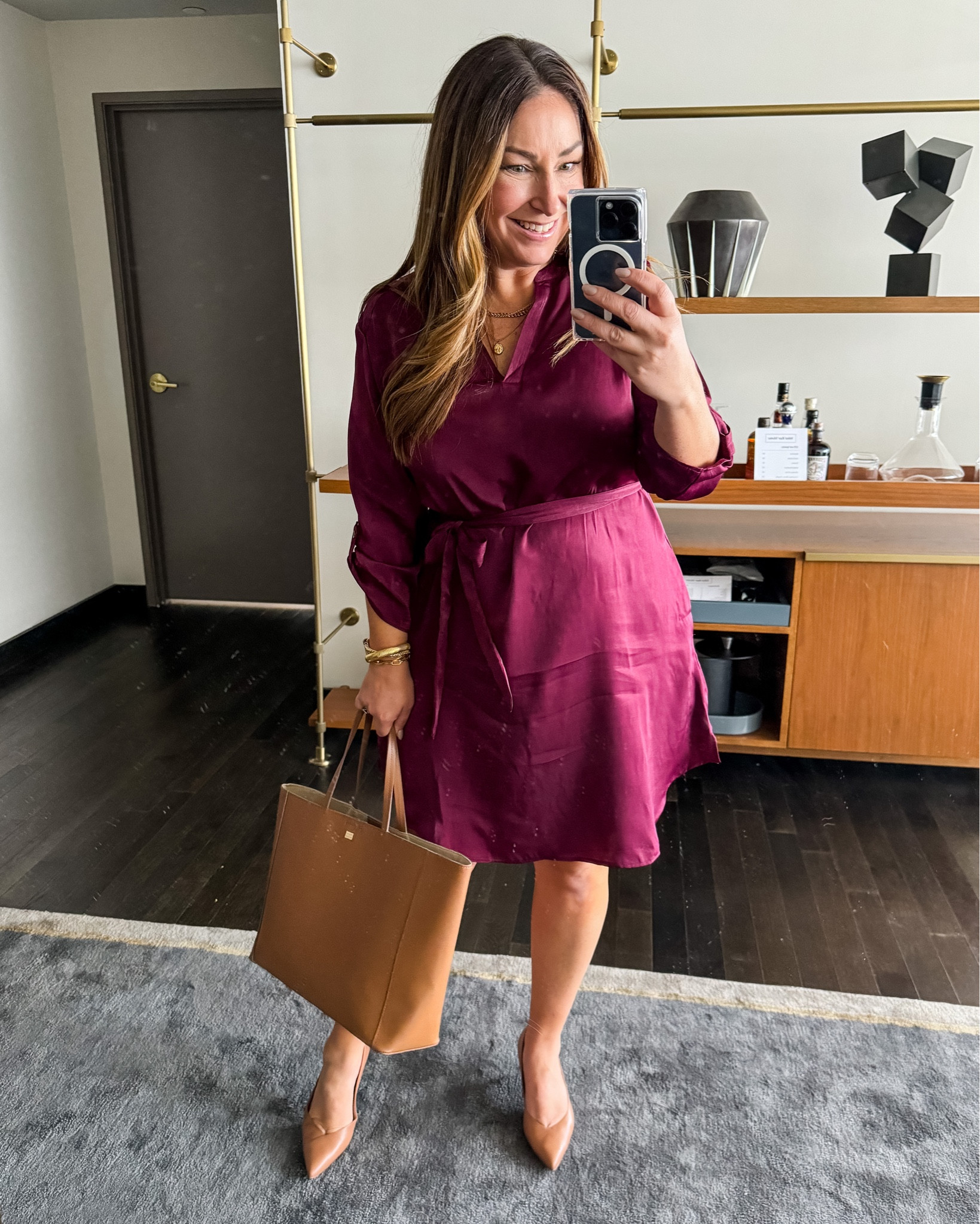 LTKcon business casual shirt dress from Maurices Fitz true to size I’m wearing a large 

#LTKmidsize #LTKworkwear #LTKCon