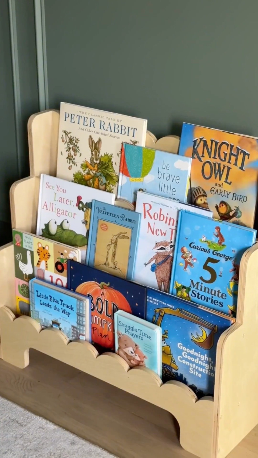 Can we talk about how cute this Amazon scalloped bookshelf is?! It's such a sweet and functional find for toddlers — having their books right at their level makes such a difference.

kids room decor, toddler bookshelf, nursery finds, reading nook, kids library, Amazon home finds, boys room, nursery inspo

#LTKHome #LTKKids #LTKBaby