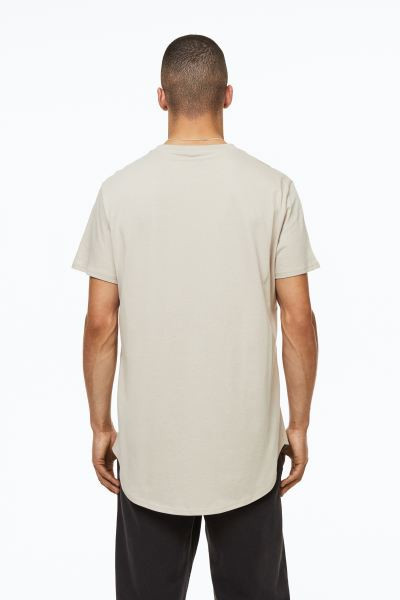 Long Fit T-shirt | H&M (US + CA)
