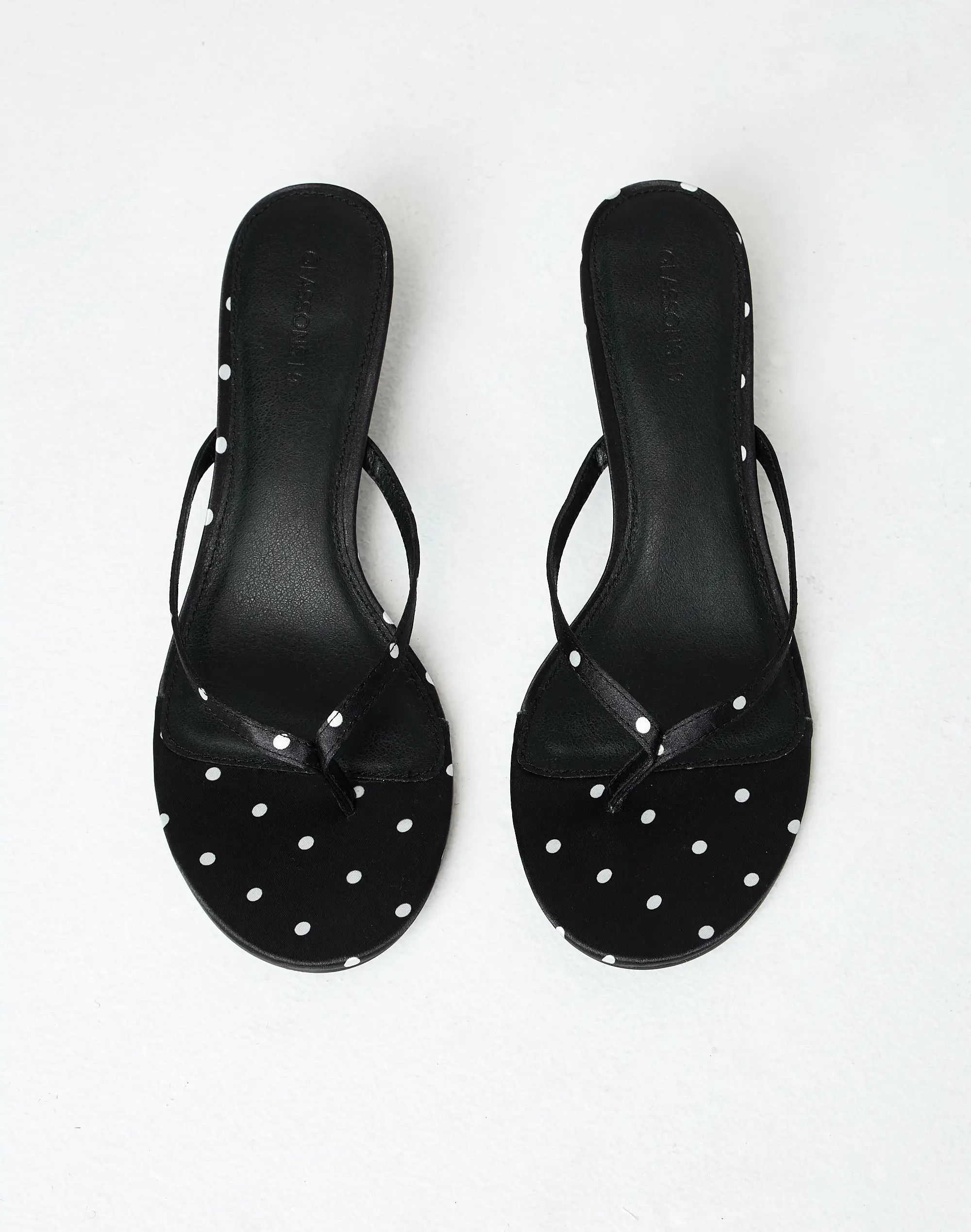 Polka Dot Thong Kitten Heel | Glassons (Australia)