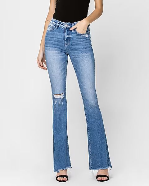 Flying Monkey High Waisted Flare Jeans | Express