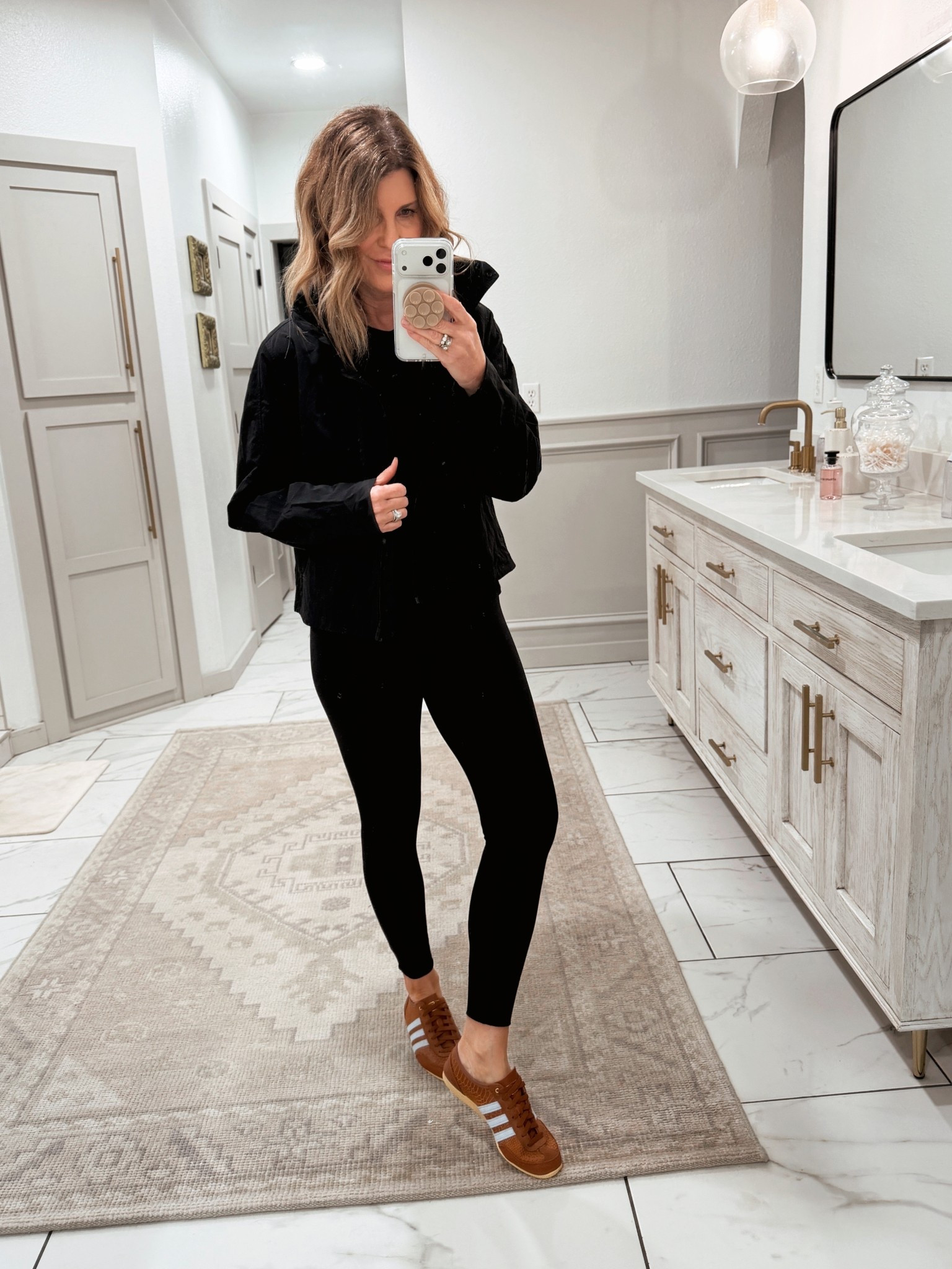 Size 6 jacket 
Size down in shoes 

#LTKOver40 #LTKActive