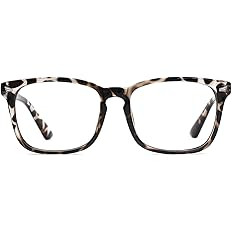 TIJN Blue Light Blocking Glasses for Women Men Clear Frame Square Nerd Eyeglasses Anti Blue Ray C... | Amazon (US)