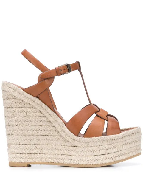 Tribute 135mm wedge sandals | Farfetch Global