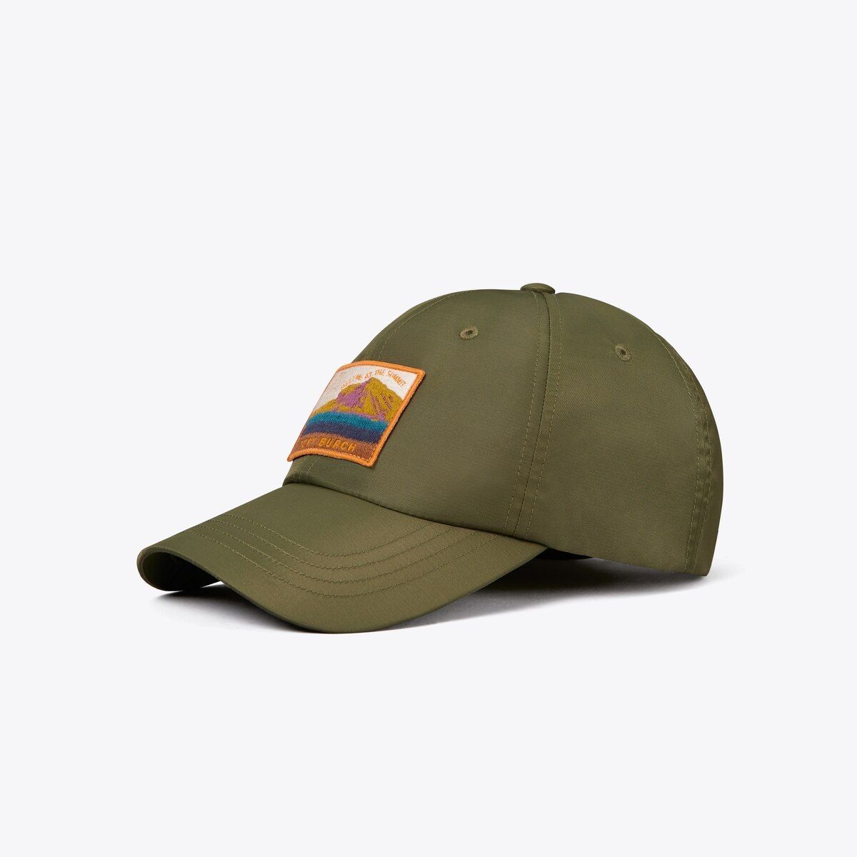 Nylon Baseball Hat with Patch | Tory Burch (US)