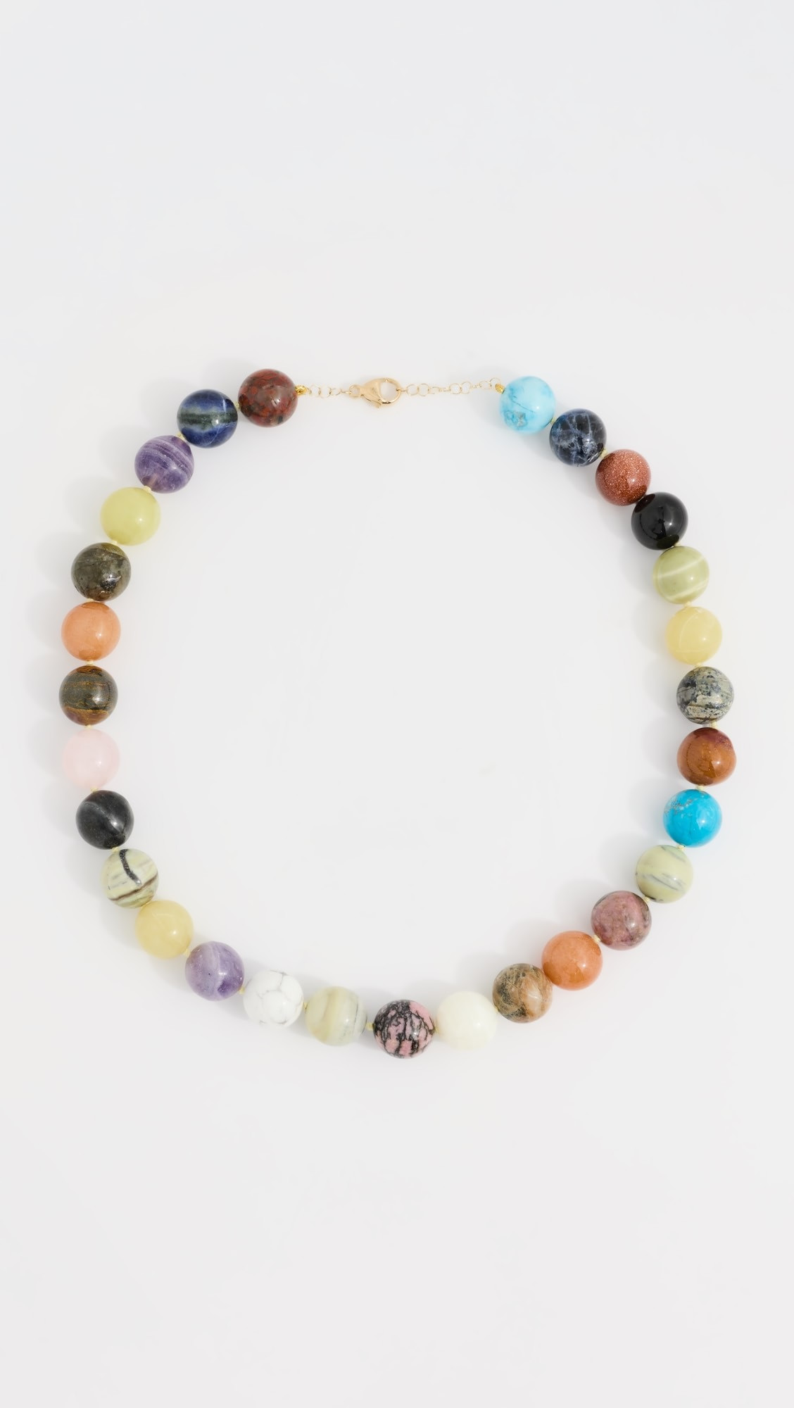 JIA JIA 14k Multi Gemstone Sphere Necklace | Shopbop | Shopbop
