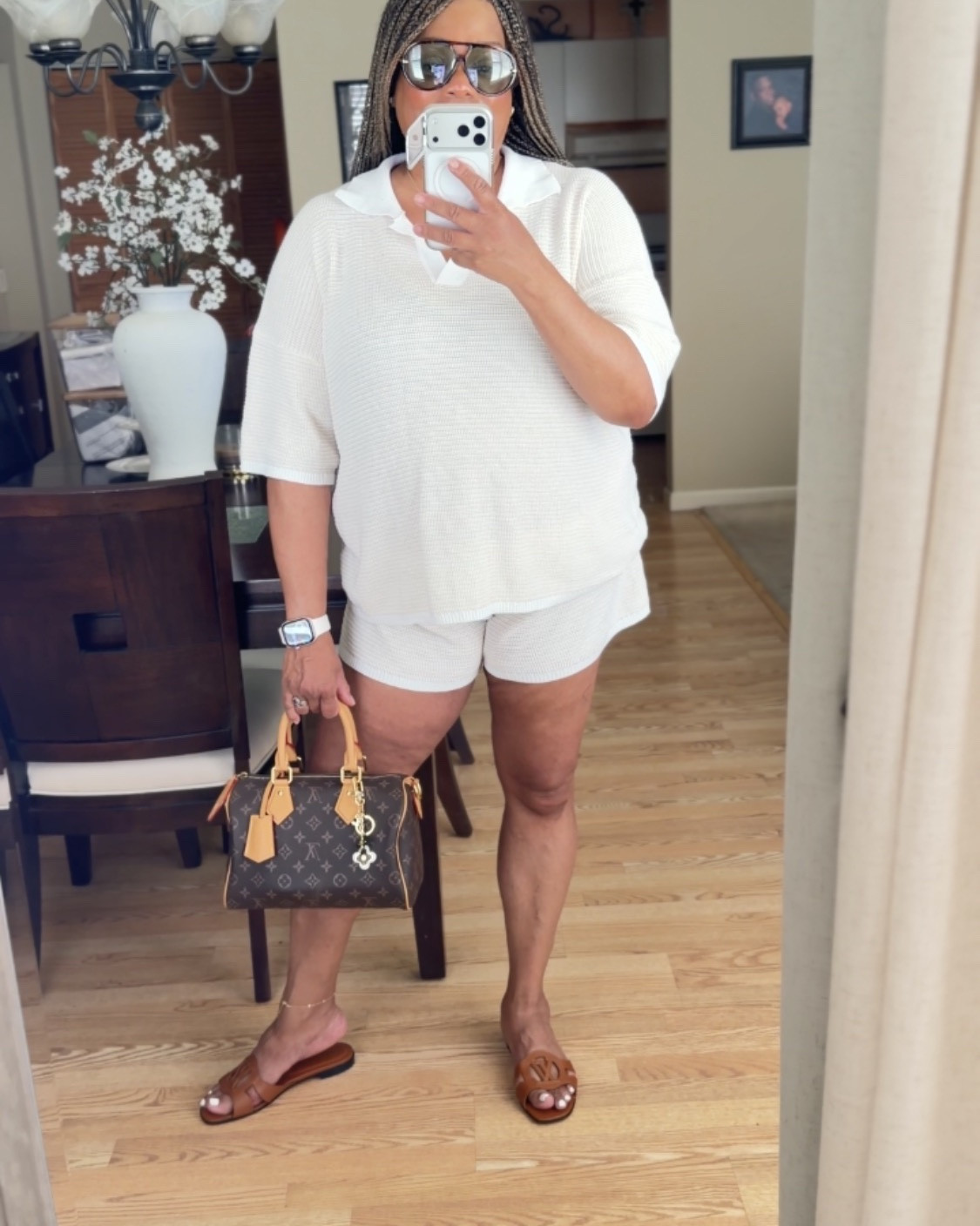 We love a two piece lightweight knit short set! This is perfect for the summer and so easy to style up.

#LTKootd #LTKSeasonal #LTKMidsize
