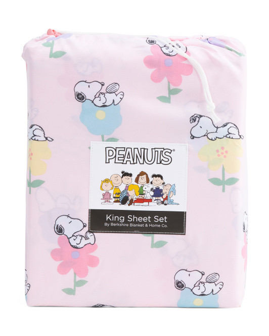 Snoopy Flower Nap Sheet Set | TJ Maxx