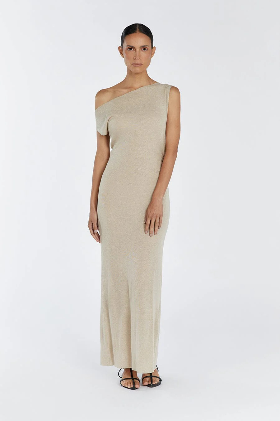 JUNIE NATURAL KNIT MIDI DRESS | DISSH