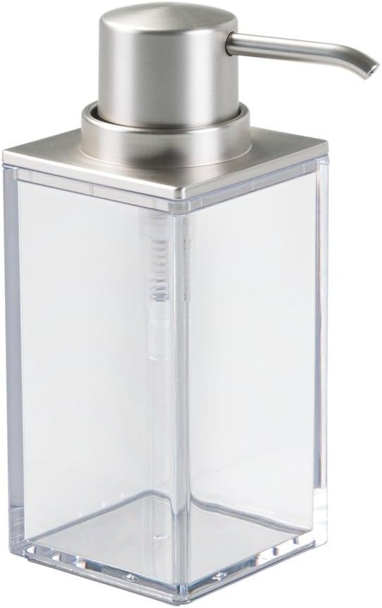 InterDesign Clarity Soap Dispenser Pump for Body Moisturizer, Liquid Hand Soap, Sanitizer or Arom... | Amazon (US)