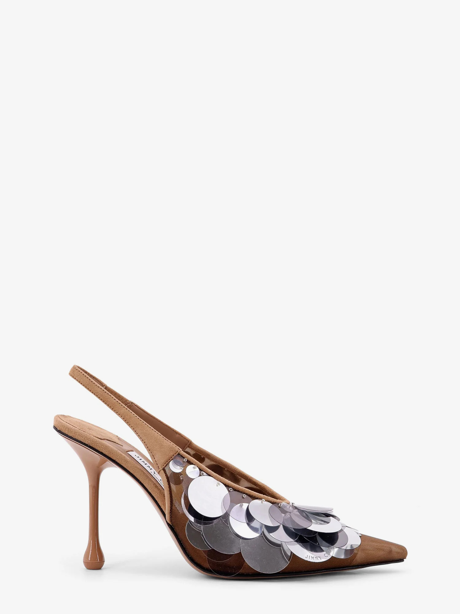 Isa 95 mesh and sequins slingback décolleté - JIMMY CHOO - gender_Woman | Nugnes 1920